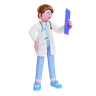 medical person 3d illustration