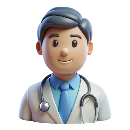 Doctor Man Avatar  3D Icon