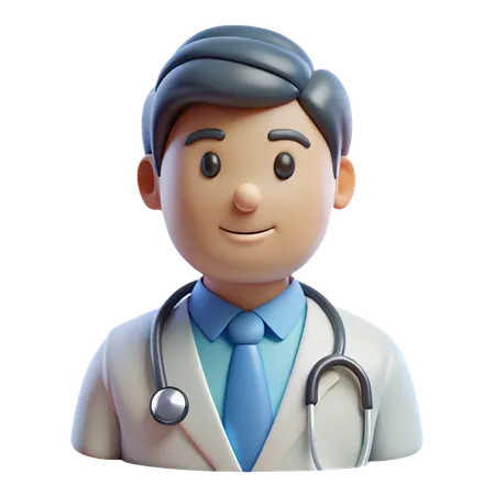Doctor Man Avatar  3D Icon