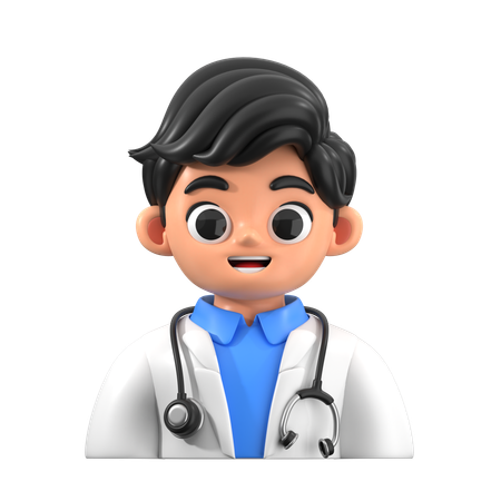 Doctor masculino  3D Icon