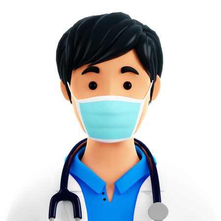 Doctor masculino  3D Icon