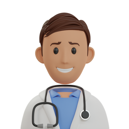 Doctor masculino  3D Icon