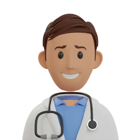 Doctor masculino  3D Icon