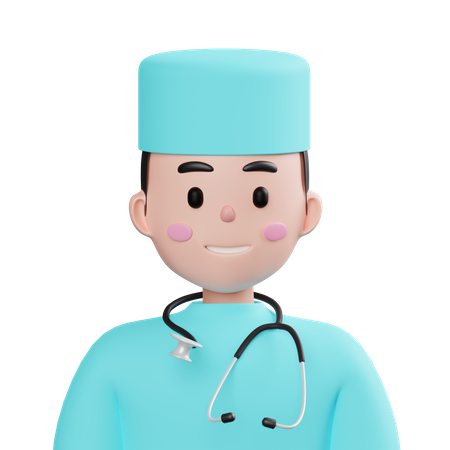 Doctor masculino  3D Icon