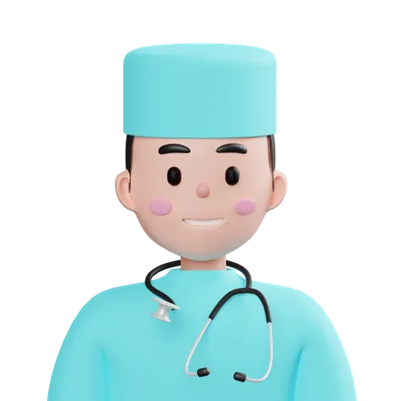 Doctor masculino  3D Icon