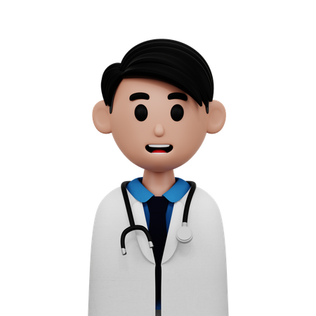 Doctor masculino  3D Icon