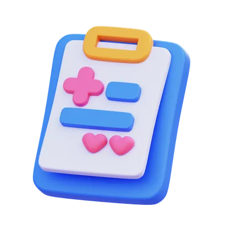 Doctor Receipt  3D Icon