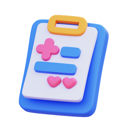 Doctor Receipt  3D Icon
