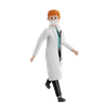 doctor walk graphics