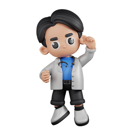 Doctor With Congrats  3D Icon