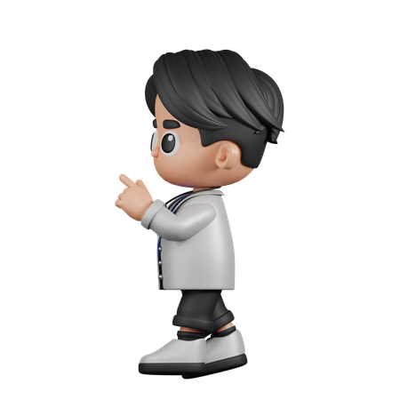 Doctor With Touch Left  3D Icon