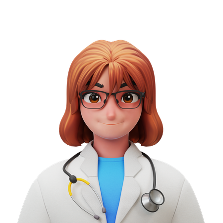 Doctor Woman  3D Icon