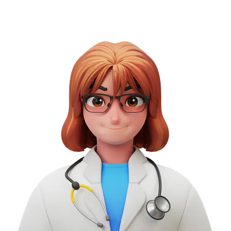 Doctor Woman  3D Icon