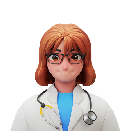 Doctor Woman 3D Illustration