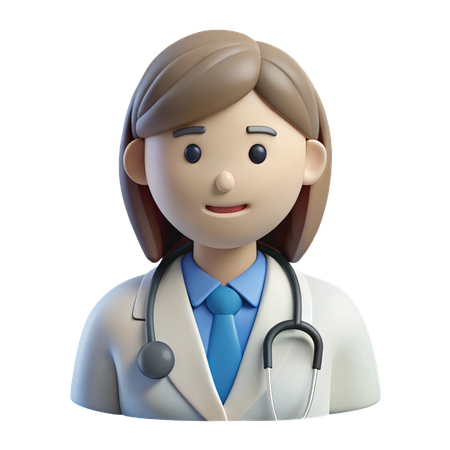 Doctor Women Avatar  3D Icon
