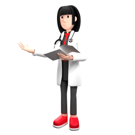 Doctor Write Prescription  3D Icon