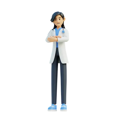 Doctora  3D Illustration