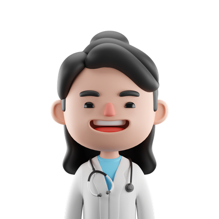 Doctora  3D Icon