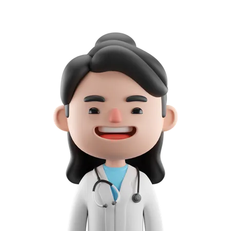 Doctora  3D Icon