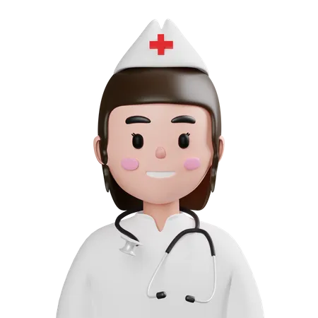 Doctora  3D Icon