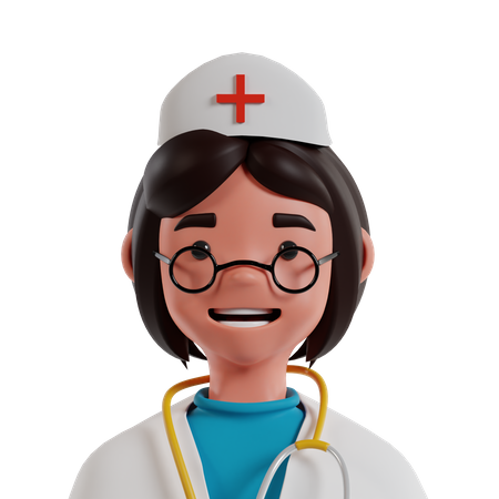 Doctora  3D Icon