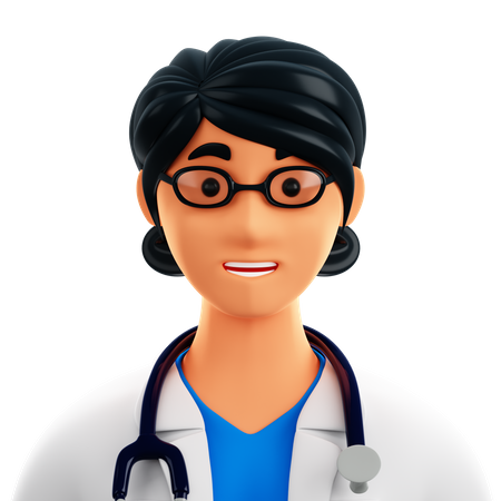 Doctora  3D Icon