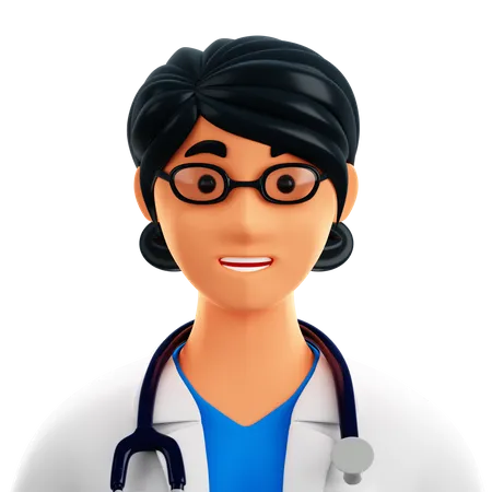 Doctora  3D Icon