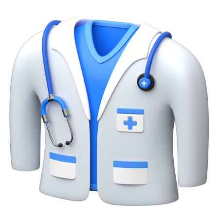 Doctor's Coat  3D Icon
