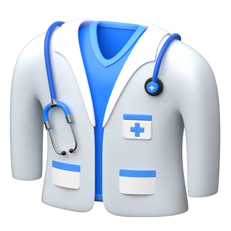 Doctor's Coat  3D Icon