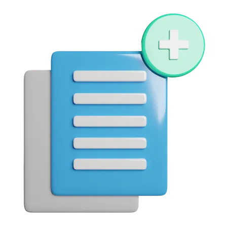 Document File Data 3D Icon