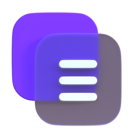 Document  3D Icon