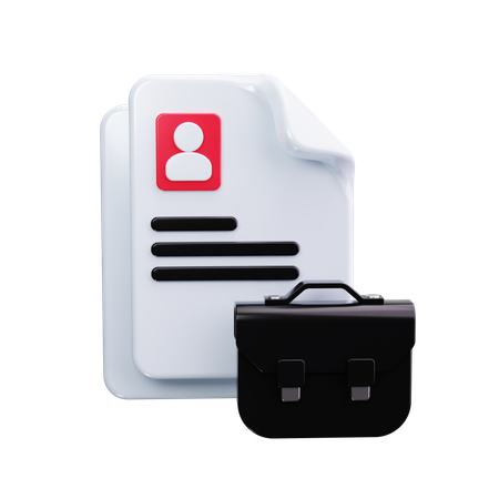Document  3D Icon
