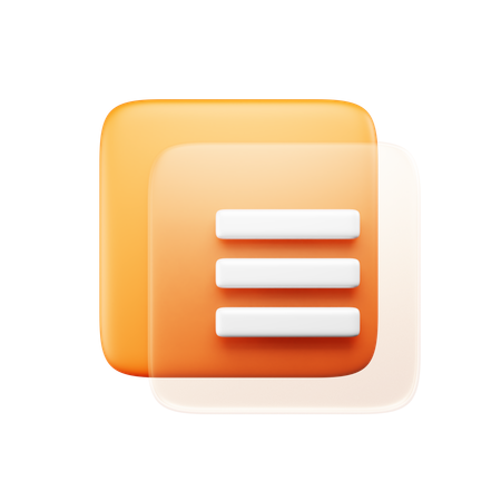 Document  3D Icon