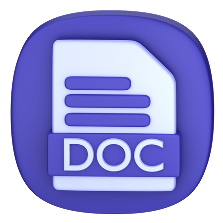 Document  3D Icon