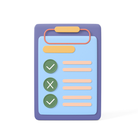 Document  3D Icon