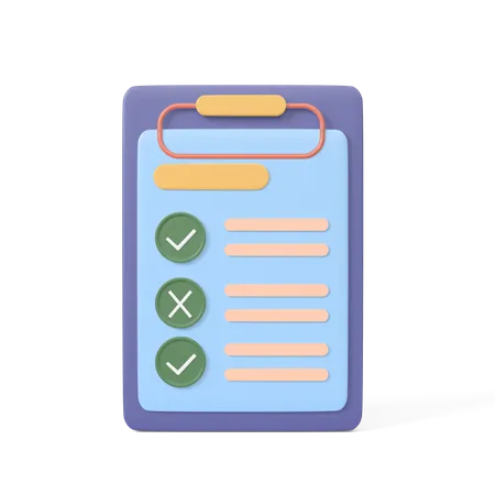 Document  3D Icon