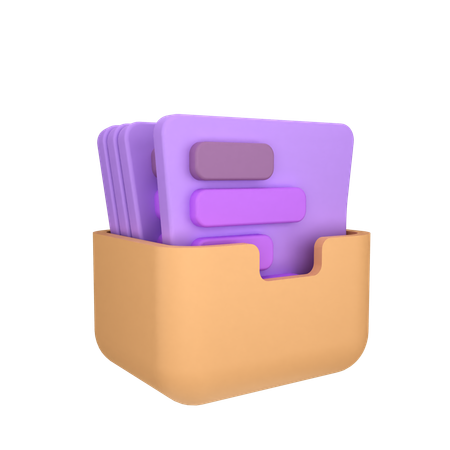 Document  3D Icon