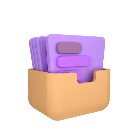 Document  3D Icon