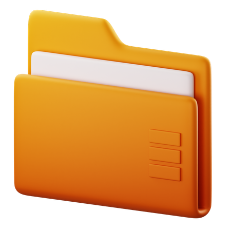 Document  3D Icon