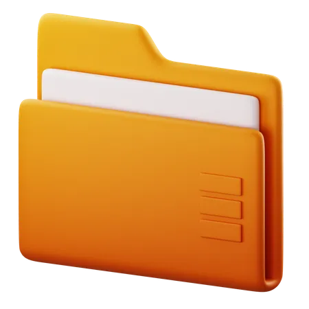 Document  3D Icon