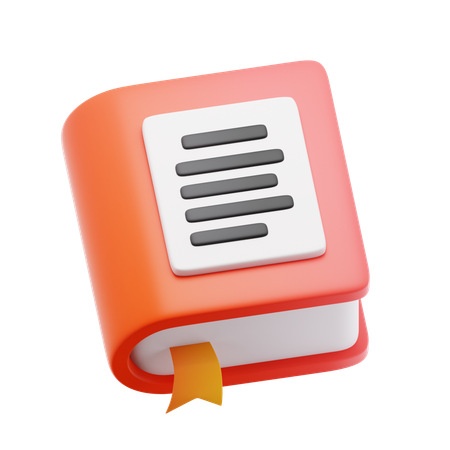 Document  3D Icon