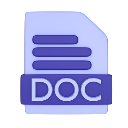 Document  3D Icon