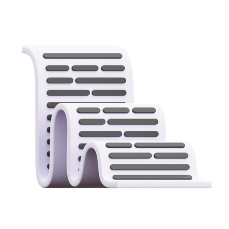 Document  3D Icon