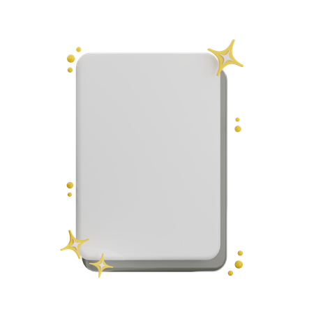Document  3D Icon