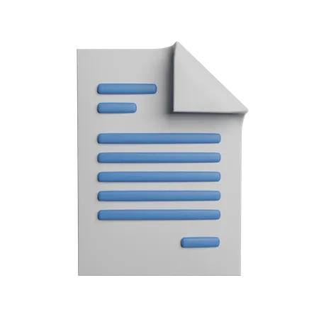 Letter Document Message 3D Illustration