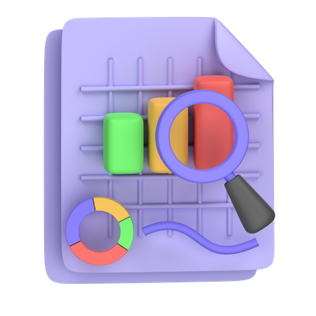 Document commercial  3D Icon