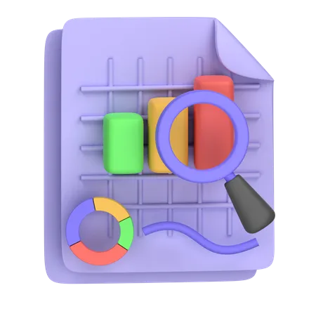 Document commercial  3D Icon