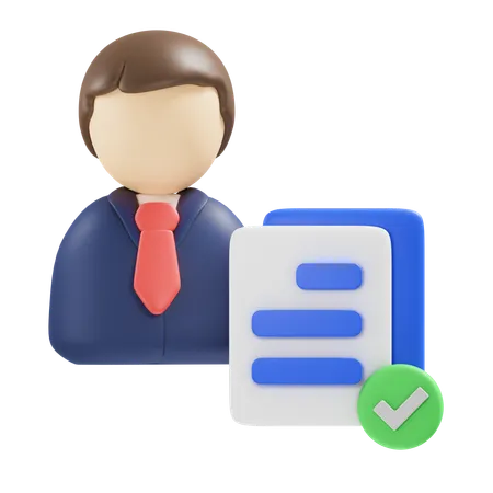 Document approuvé  3D Icon