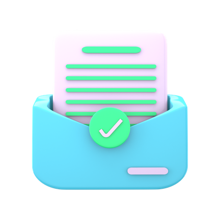 Document approuvé  3D Icon