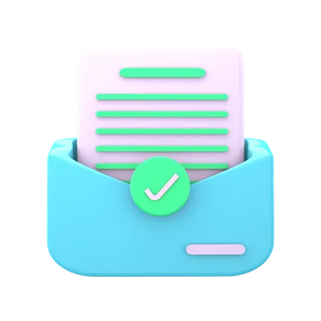 Document approuvé  3D Icon